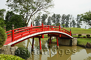 Asia Images Group - Japanese Bridge at the Japanese Garden, Singapore