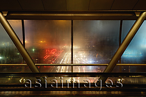 Asia Images Group - Pedestrian overpass, Mah Boon Krong, Bangkok, Thailand