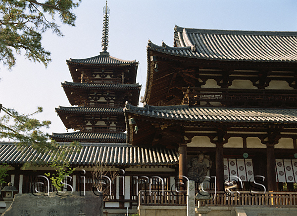 Asia Images Group - Horyu-Ji Temple Nara, Japan
