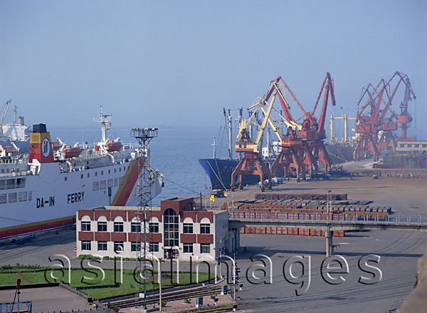 Asia Images Group - Dalian Port, Cargo Terminal, China