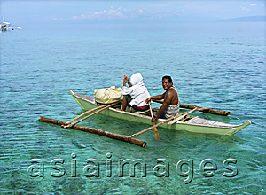 Asia Images Group - Men on boat