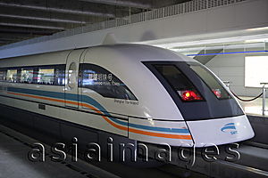 Asia Images Group - Magnetically levitated (Maglev) train, Shanghai