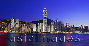 Asia Images Group - Hong Kong skyline from Kowloon at night