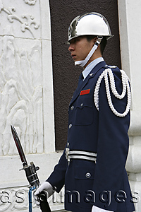 Asia Images Group - Guard at the Martyrs' Shrine, Taipei, Taiwan