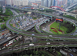 Asia Images Group - Yan'an Road West Intersection, Shanghai, China