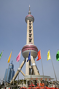 Asia Images Group - Orient Pearl TV Tower, Pudong, Shanghai, China