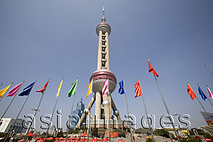 Asia Images Group - Orient Pearl TV Tower, Pudong, Shanghai, China
