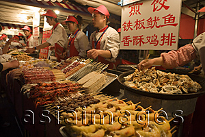 Asia Images Group - Dong Hua Men night market, Wangfujing,  Beijing, China