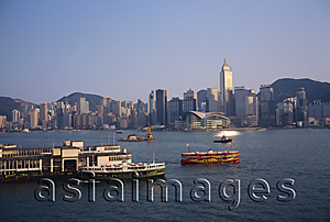 Asia Images Group - Star Ferry Pier and Hong Kong skyline, Hong Kong