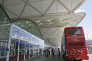 Asia Images Group - Shuttle bus at Hong Kong International Airport, Hong Kong