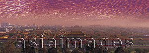 Asia Images Group - Forbidden City from King Shan at dusk, Beijing, China