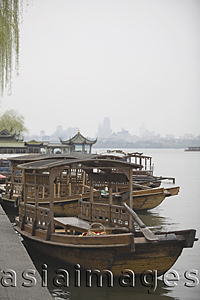 Asia Images Group - Excursion boats, West Lake, Hangzhou, China