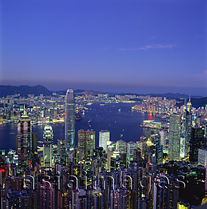 Asia Images Group - Hong Kong Cityscape from the Peak