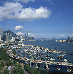 Asia Images Group - Hong Kong cityscape from Tin Hau