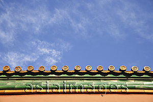 Asia Images Group - Detail of the roof of a temple