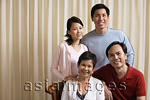 Asia Images Group - Two generations family portrait