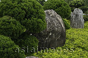 Asia Images Group - Landscape with rocks at background