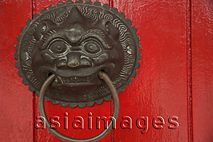Asia Images Group - Decorative chinese door knocker