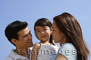 Asia Images Group - Young parents with daughter