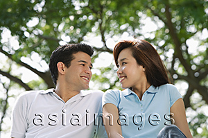 Asia Images Group - Young couple at the park