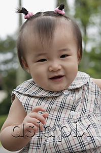 AsiaPix - Baby girl smiling at camera