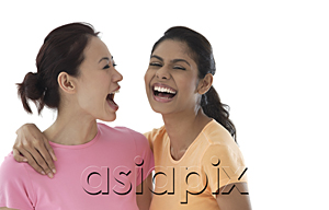 AsiaPix - Two women laughing