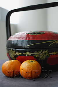 AsiaPix - Chinese wedding basket with Mandarin Oranges