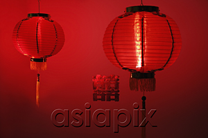 AsiaPix - Red Chinese lanterns