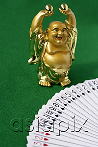 AsiaPix - Cards and a lucky Buddha