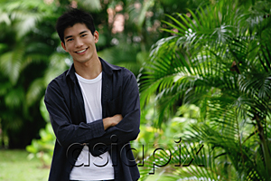 AsiaPix - A man in a garden smiles at the camera