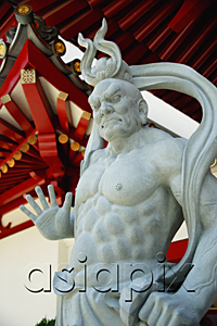 AsiaPix - Statue of Chinese deity, Buddha Tooth Relic Temple and Museum, Singapore