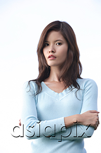 AsiaPix - Woman with arms crossed, looking at camera