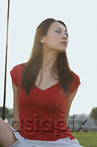 AsiaPix - Woman looking into the distance