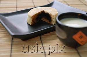 AsiaPix - Still life of cut Chinese pancake