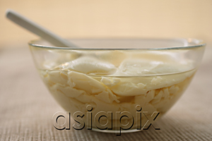 AsiaPix - Still life of beancurd custard with syrup