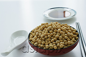 AsiaPix - Still life of soya beans and sauce