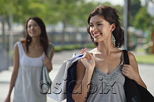 AsiaPix - Young women shopping together