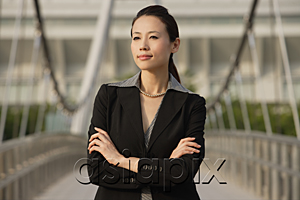 AsiaPix - Businesswoman looking into distance