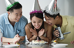 AsiaPix - Friends celebrating birthday