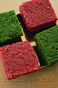 PictureIndia - A dish of red and green burfi