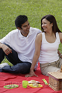 PictureIndia - A couple have a picnic together in the park