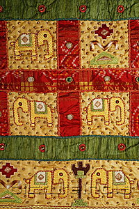 PictureIndia - An embroidered quilt